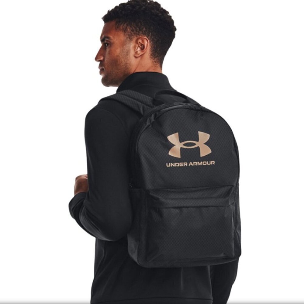 UNDER ARMOUR UNISEX LOUDON RIPSTOP Waterproof Backpack, Greyish-Black Men Women - Picture 3 of 16